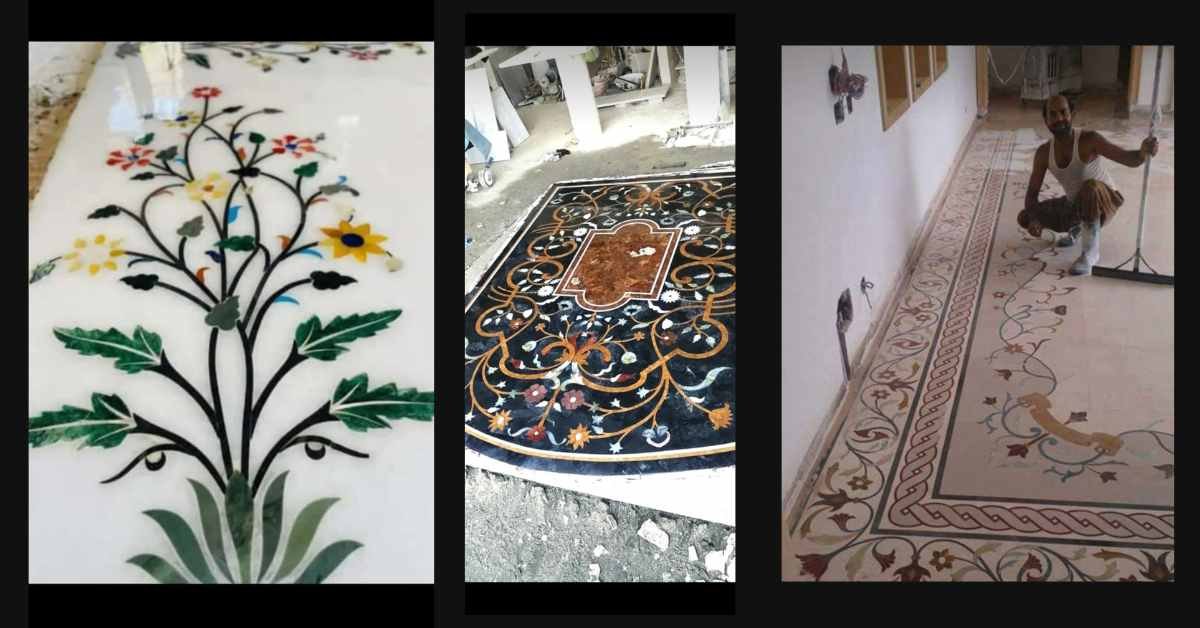 Marble Inlay Flooring in Surat
