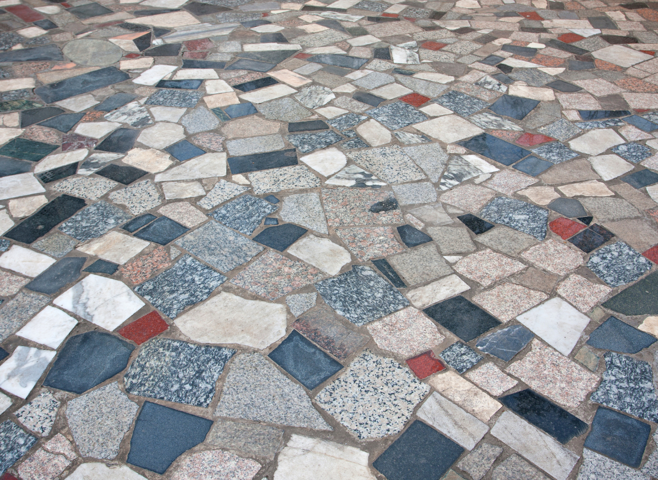 Mother of Pearl Floorings on Marble